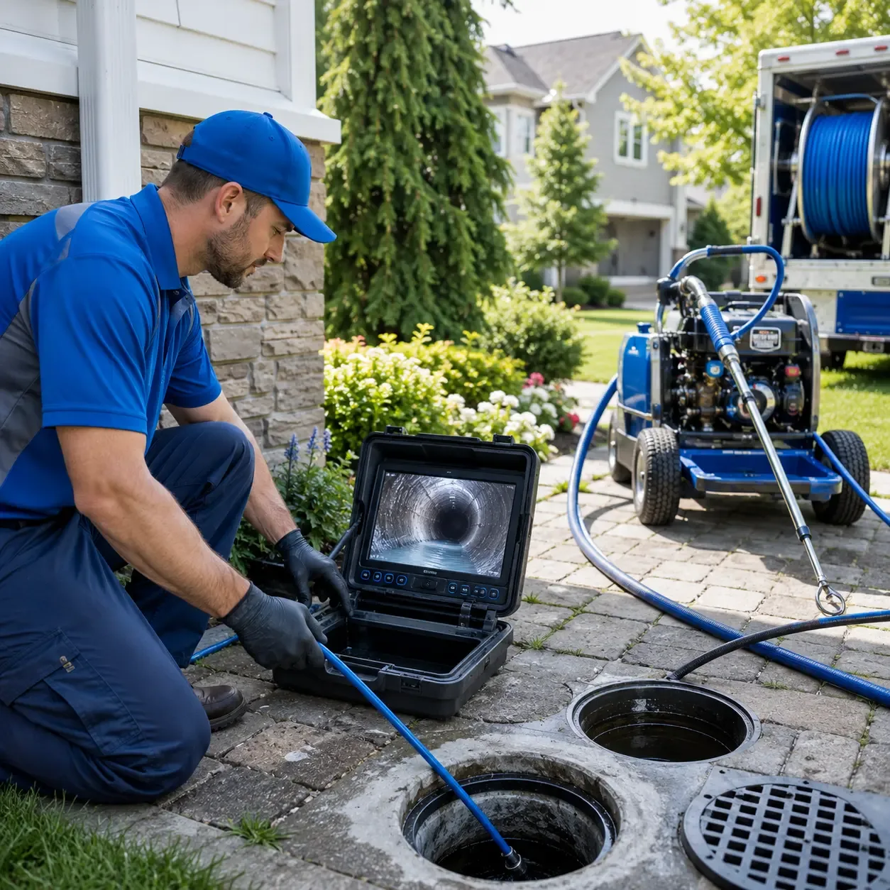 Outdoor drain cleaning professionals serving Parlin, NJ